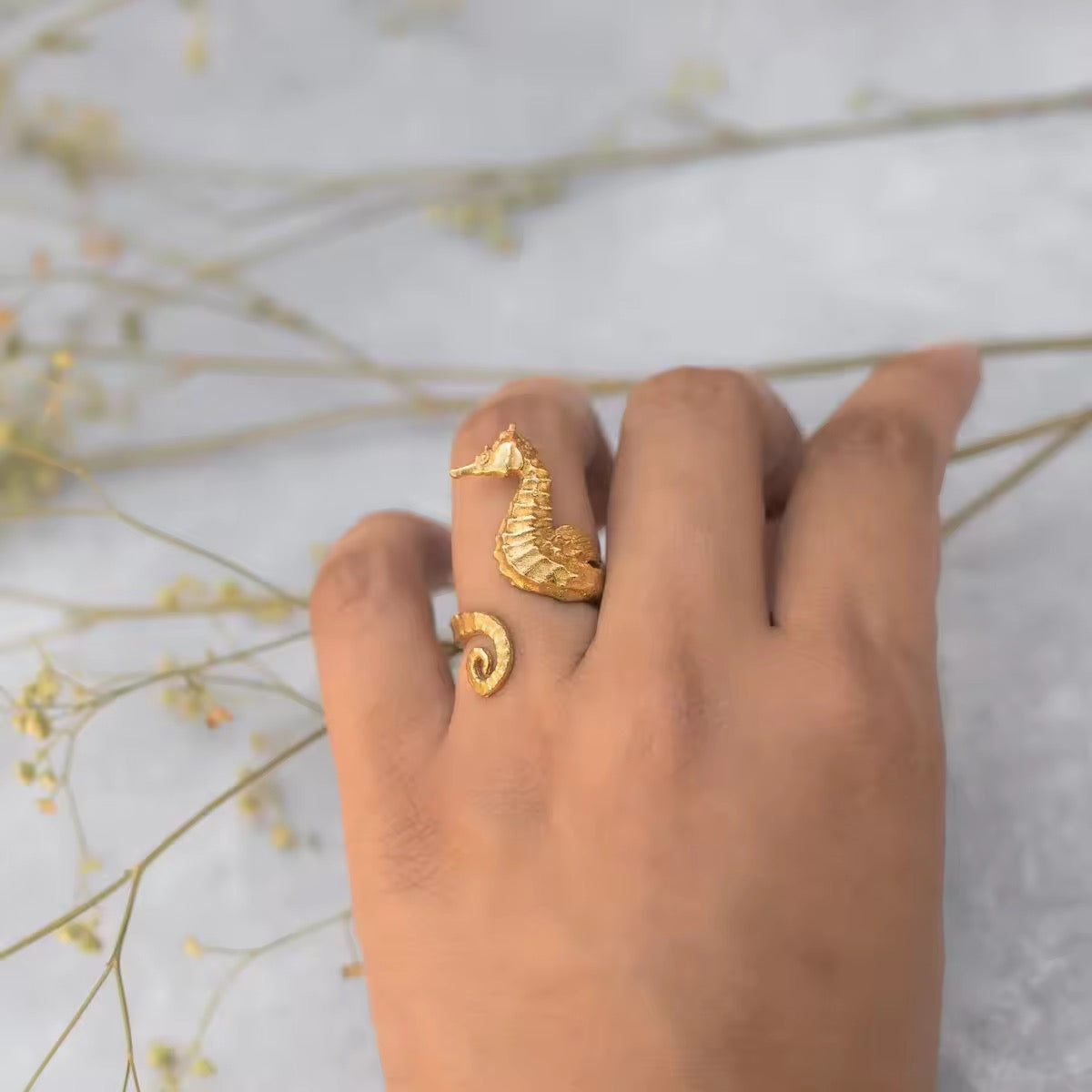 Sea Horse Ring