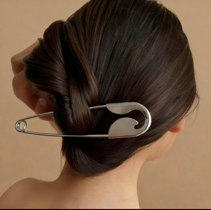 Safety Pin Hair Accessory