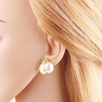 Pearl Bug Studs