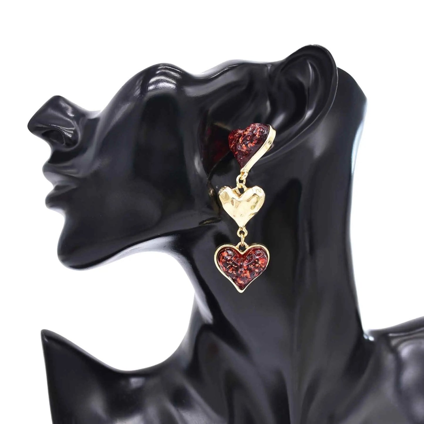 Shimmy Heart Earrings