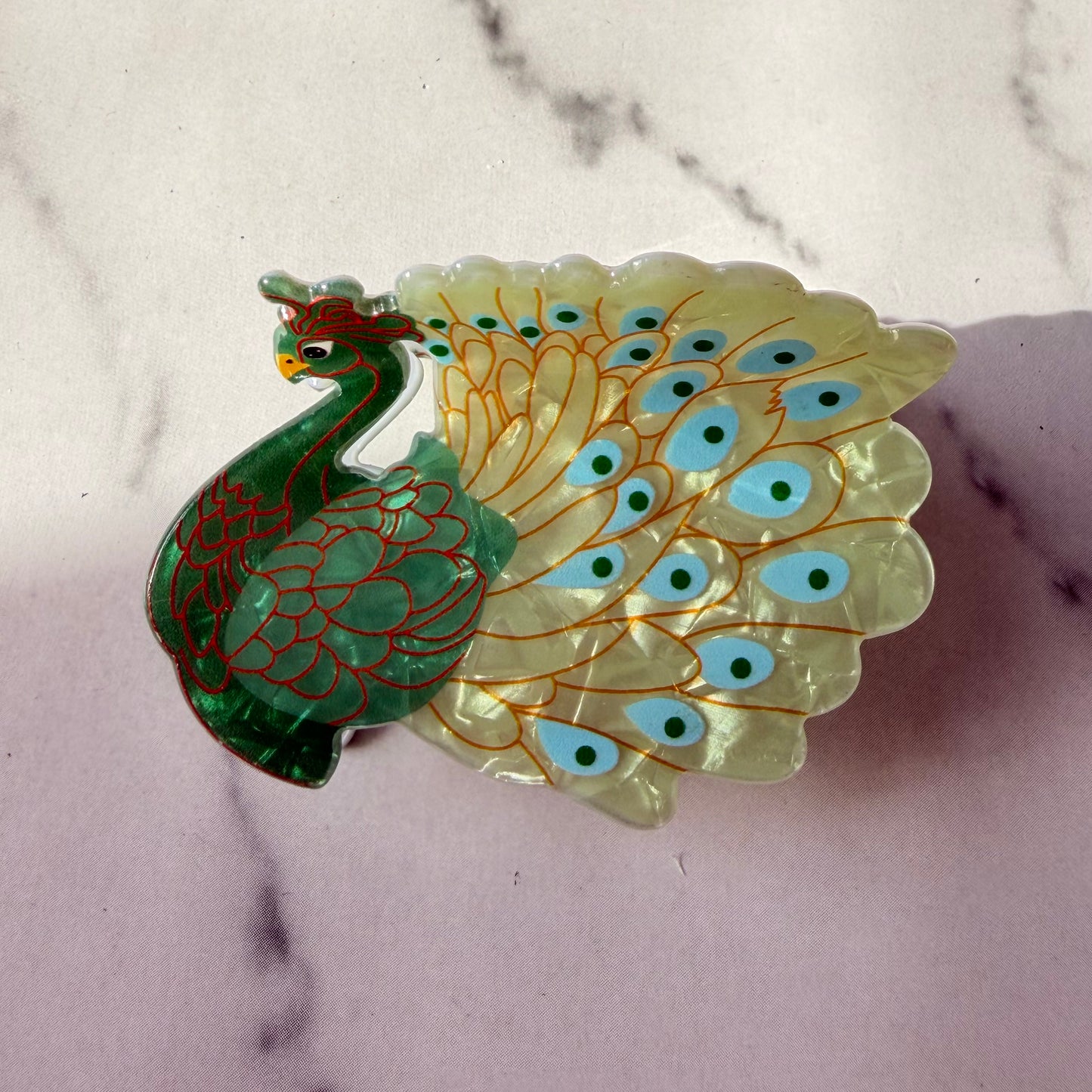 Peacock Claw Clip