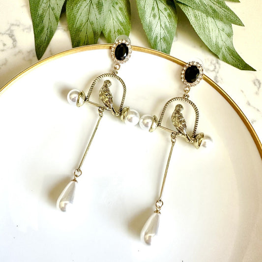 Vintage Bird Earrings