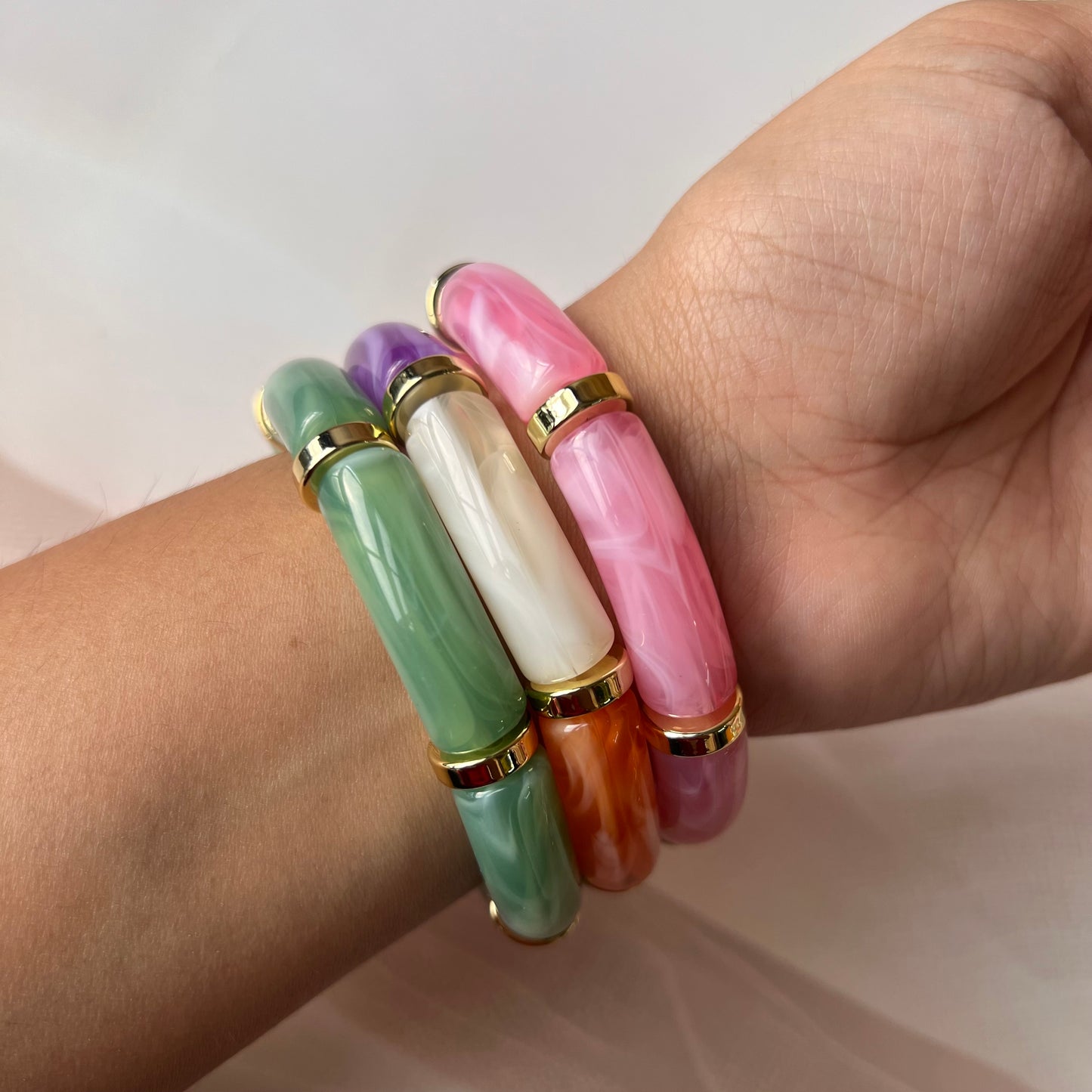 Edgy Acrylic Bracelets