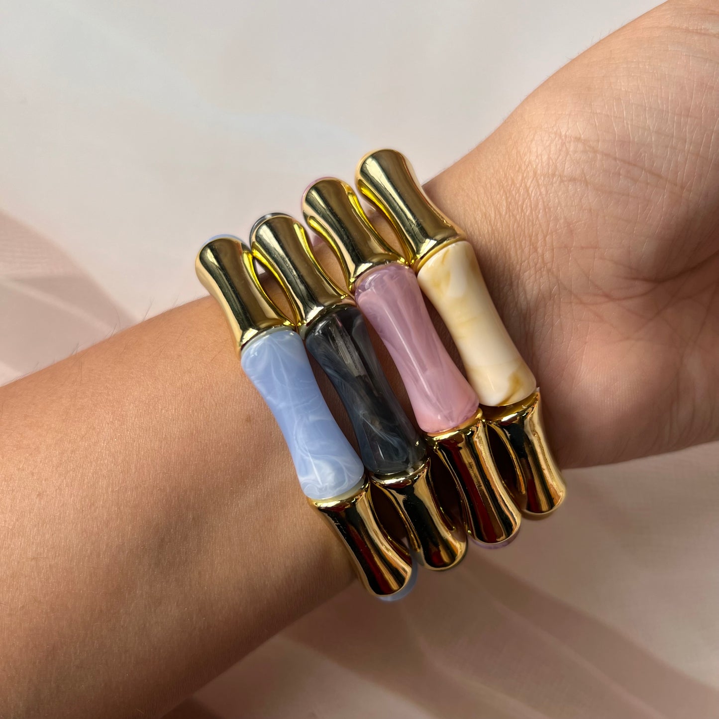 Bamboo Acrylic Bracelet