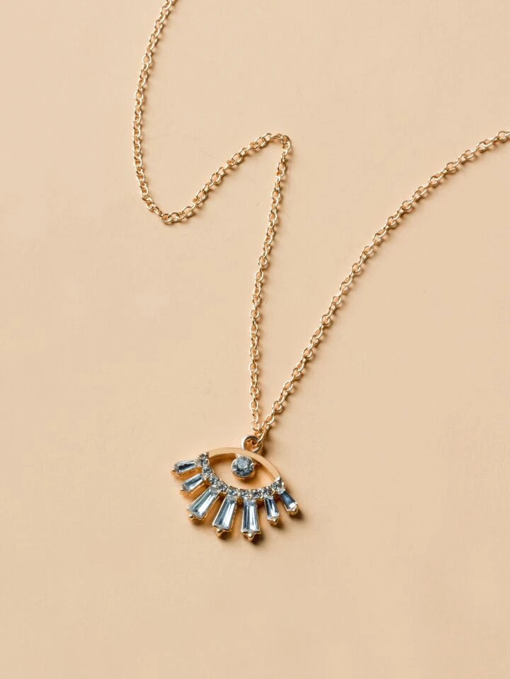 Evil Eye Necklace - Rosegold