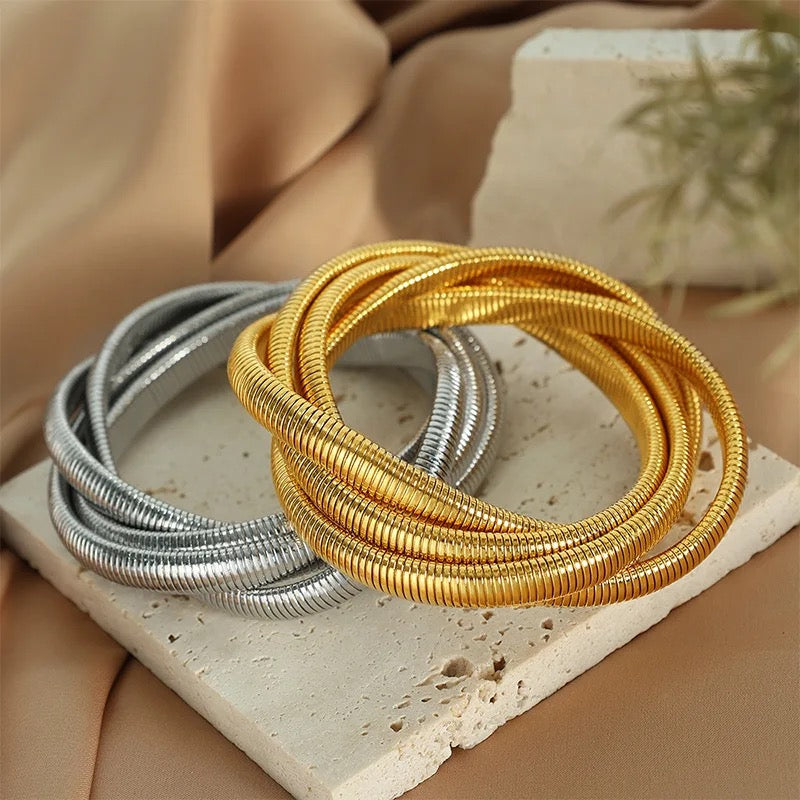 Zeal Layered Bracelet - Golden