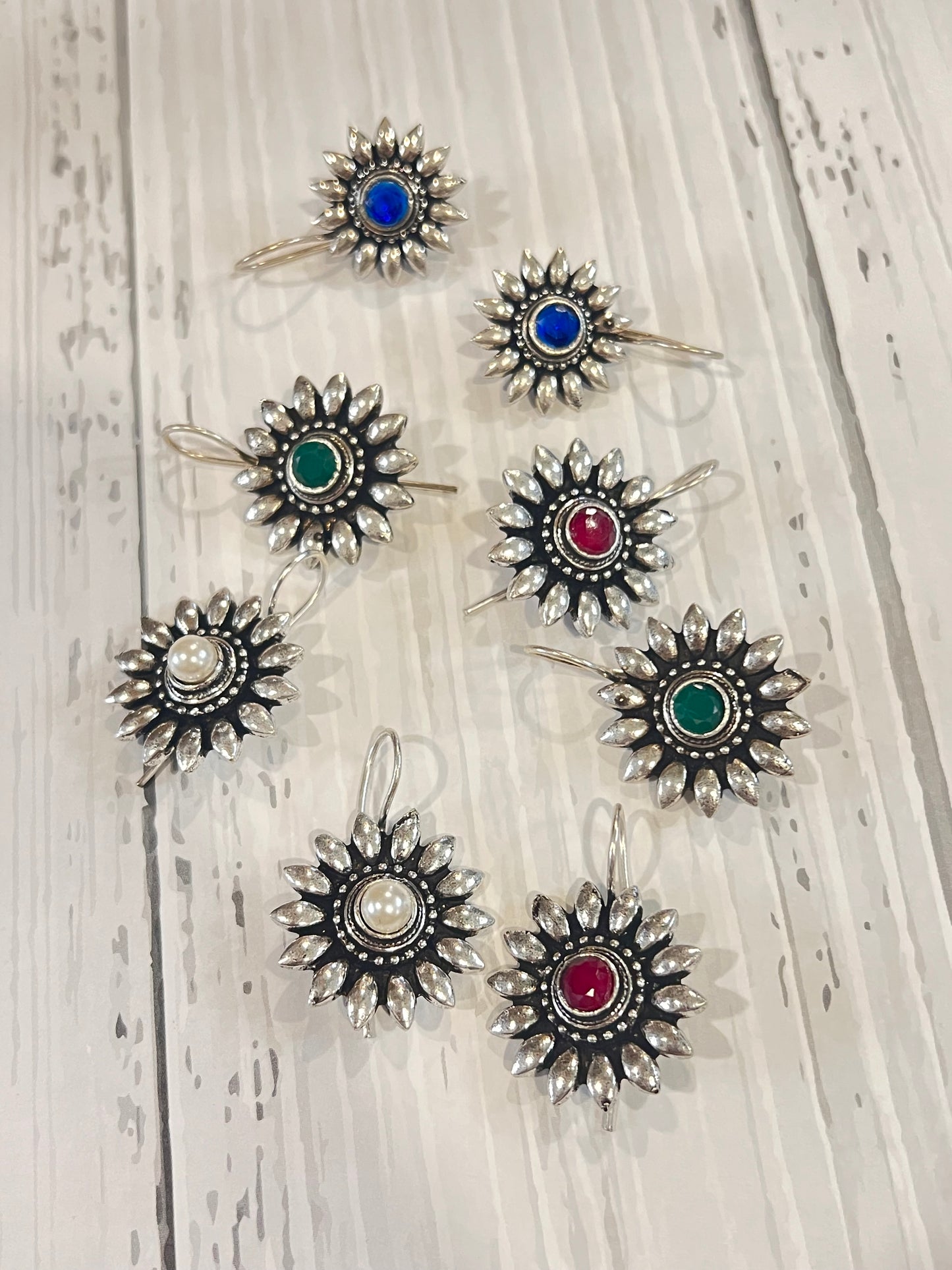 Sunflower earrings