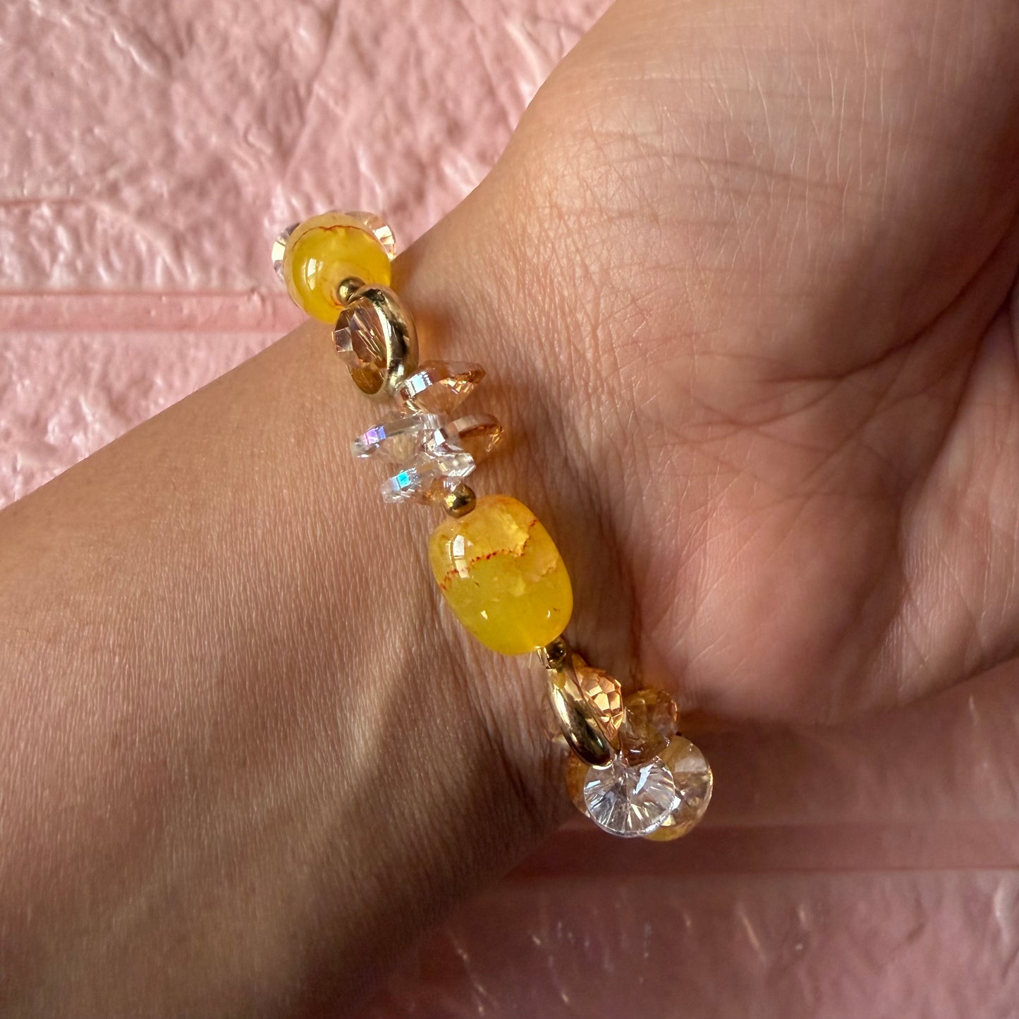 Yellow Crystal Bracelet