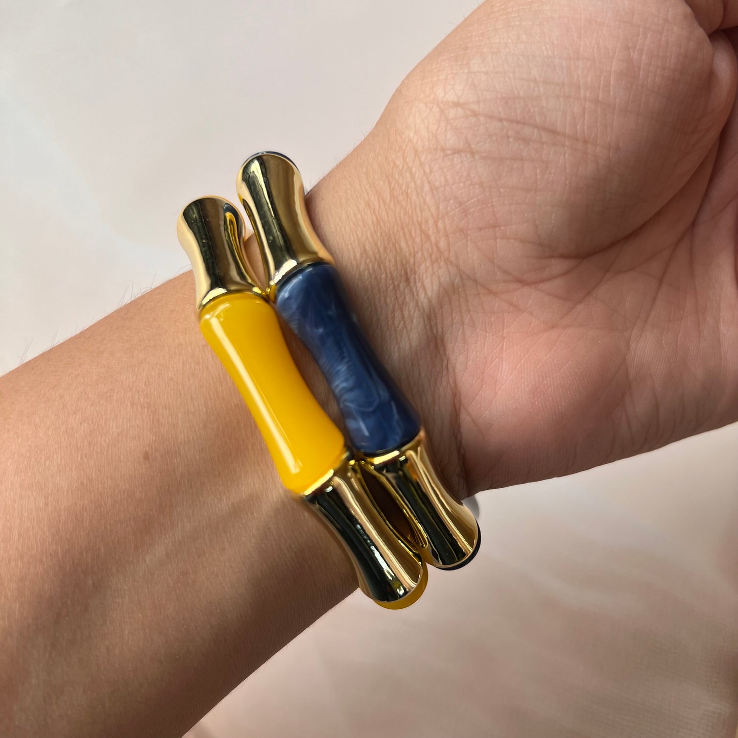 Bamboo Acrylic Bracelet
