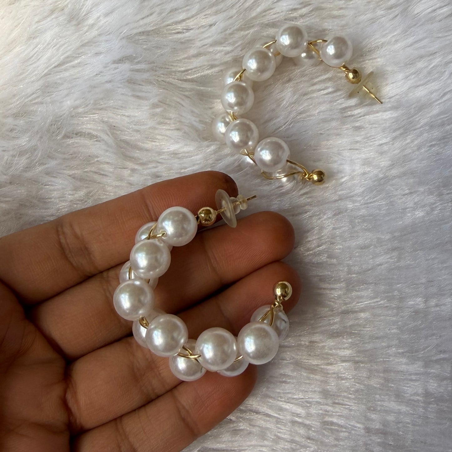 Pearl Hoops