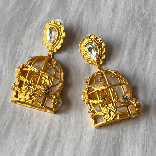 Bird Cage Earrings