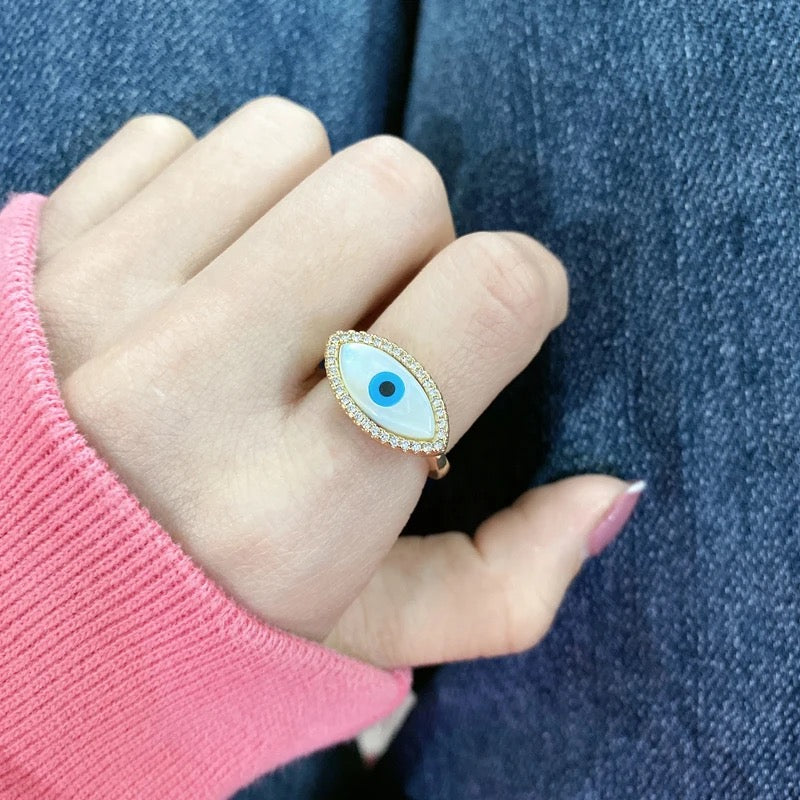 Alice Evil Eye Ring