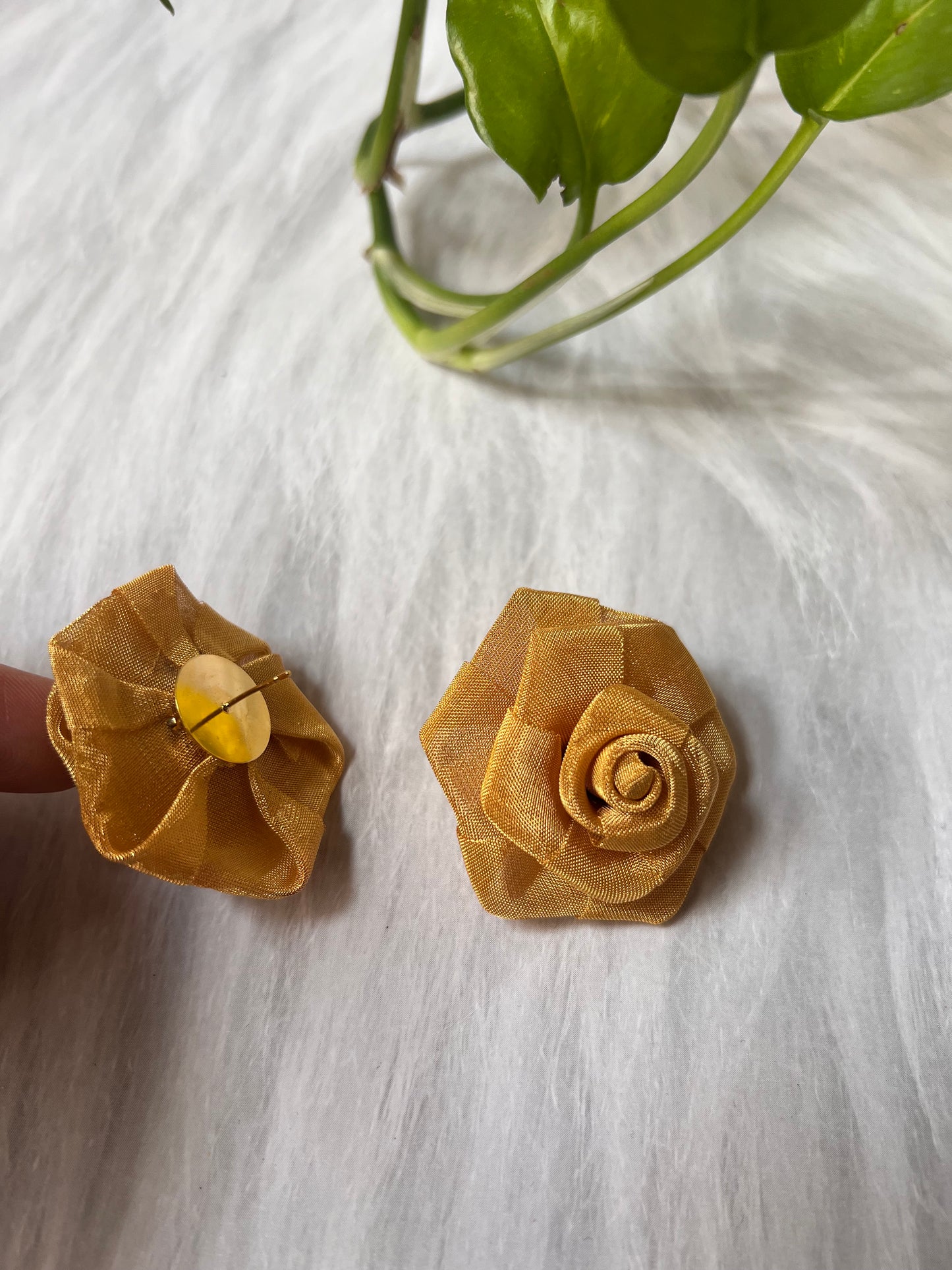 Golden Rose Metal Studs