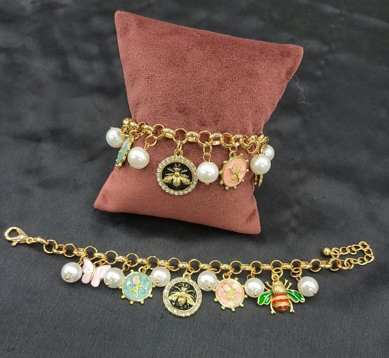 Queen Bee Charm Bracelet