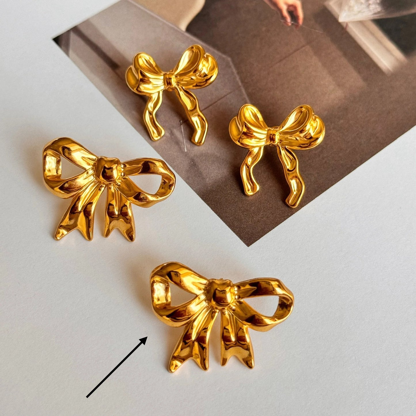 Regina Bow Earrings