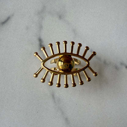 Golden Eye Ring