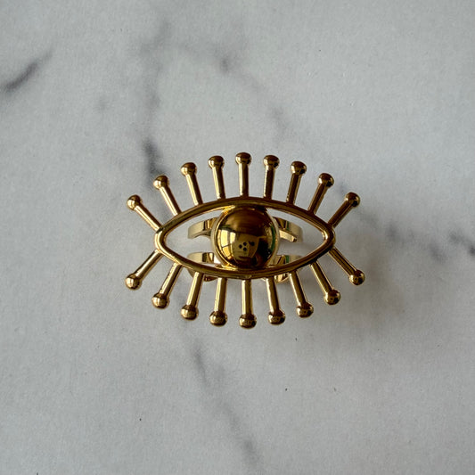 Golden Eye Ring