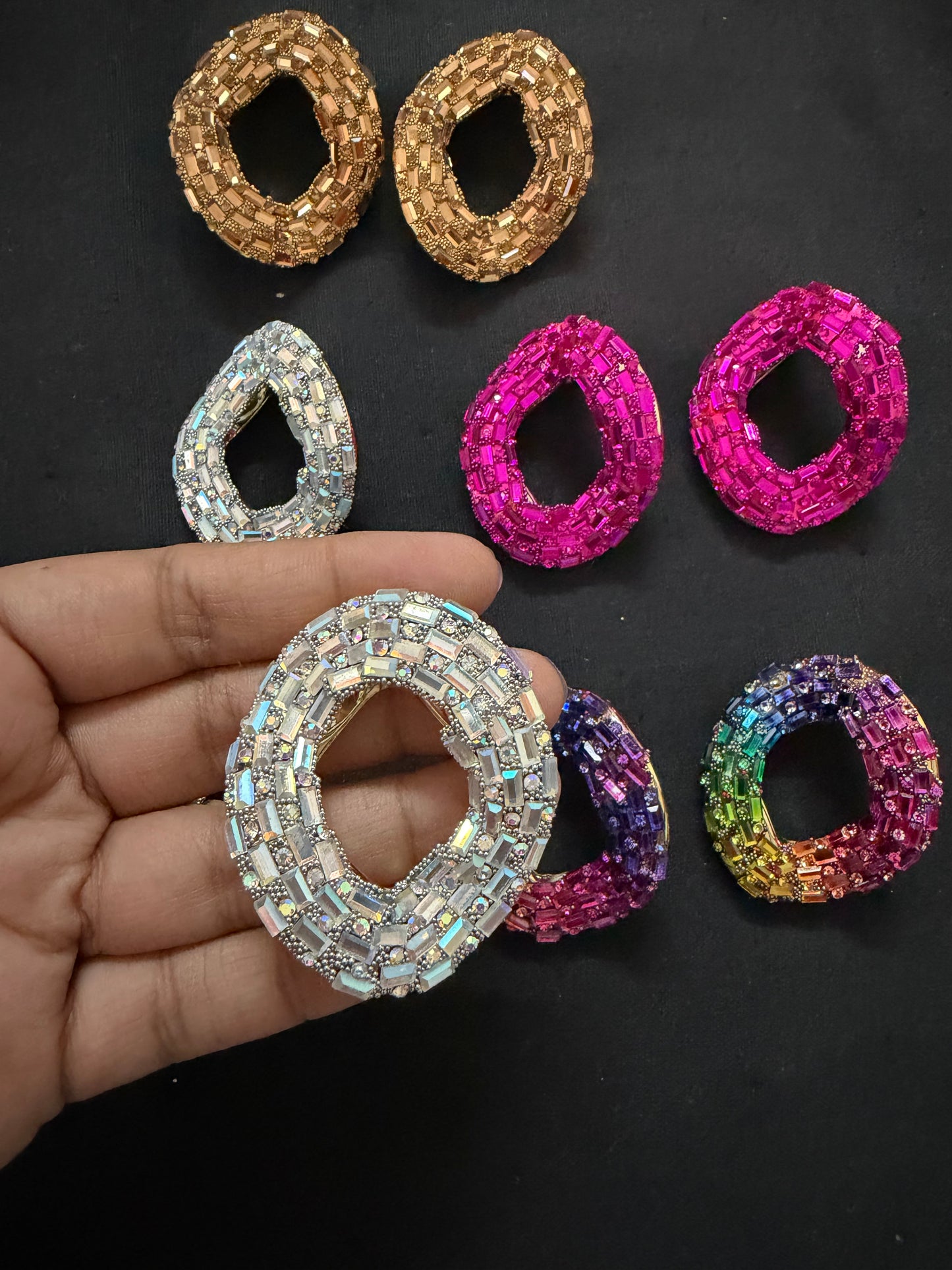 Kelly Rhinestone studs