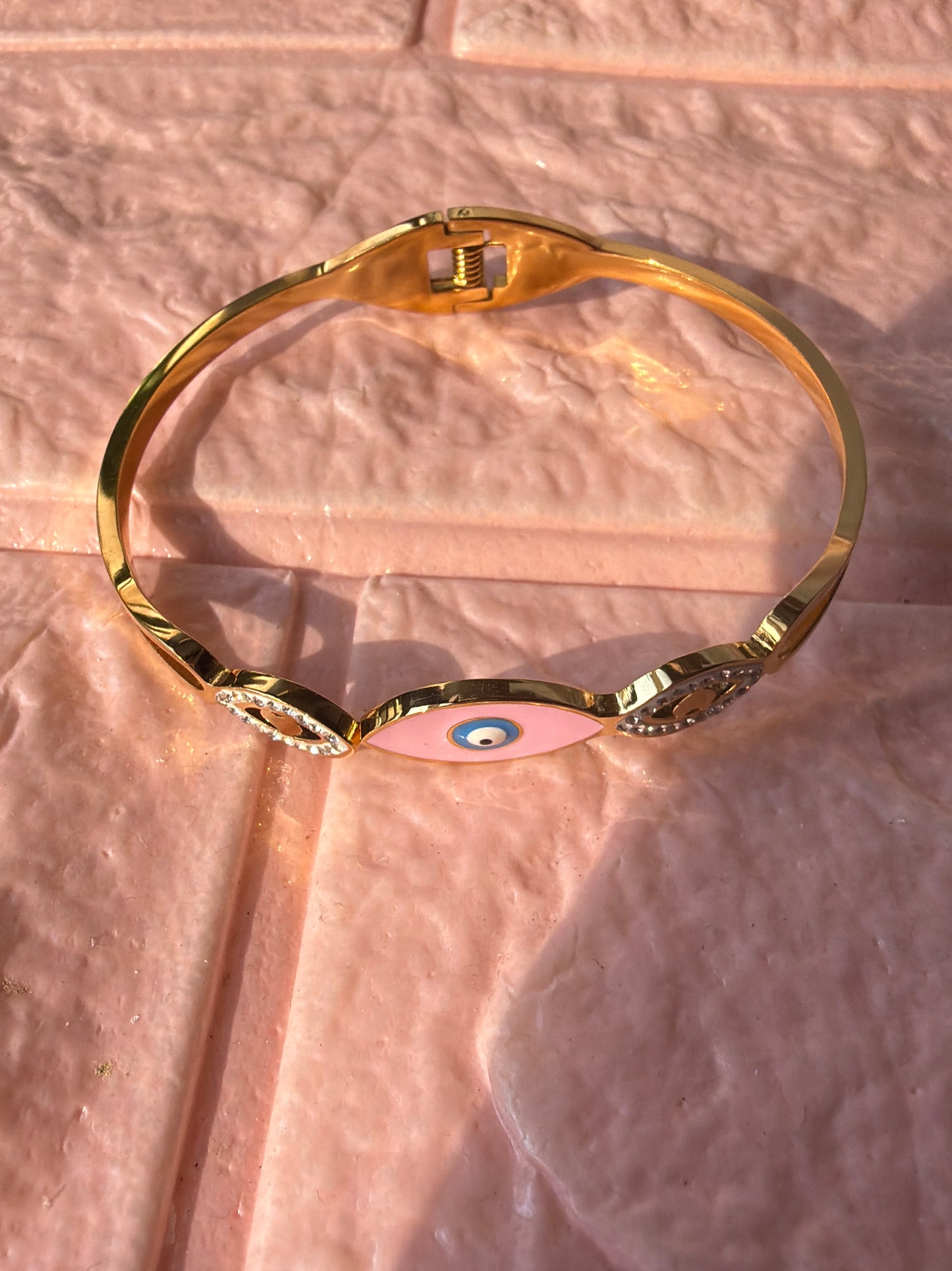 Pink Eye Bracelet