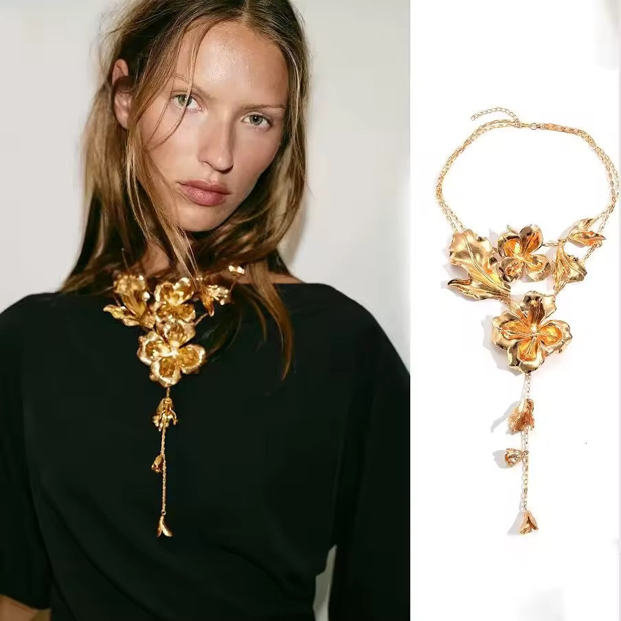 Fierce Floral Necklace