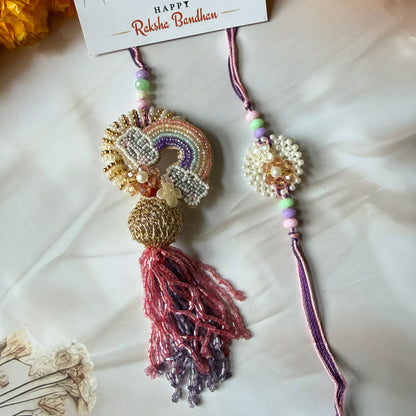 Rainbow Rakhi Set