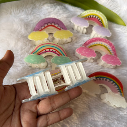 Rainbow Big Claw Clip