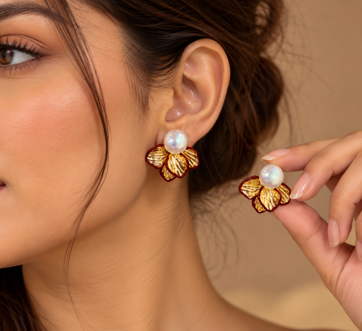 Velvet Bloom Studs