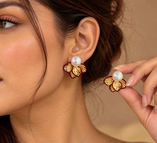 Velvet Bloom Studs