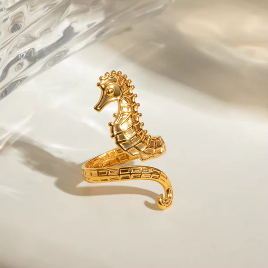 Sea Horse Ring