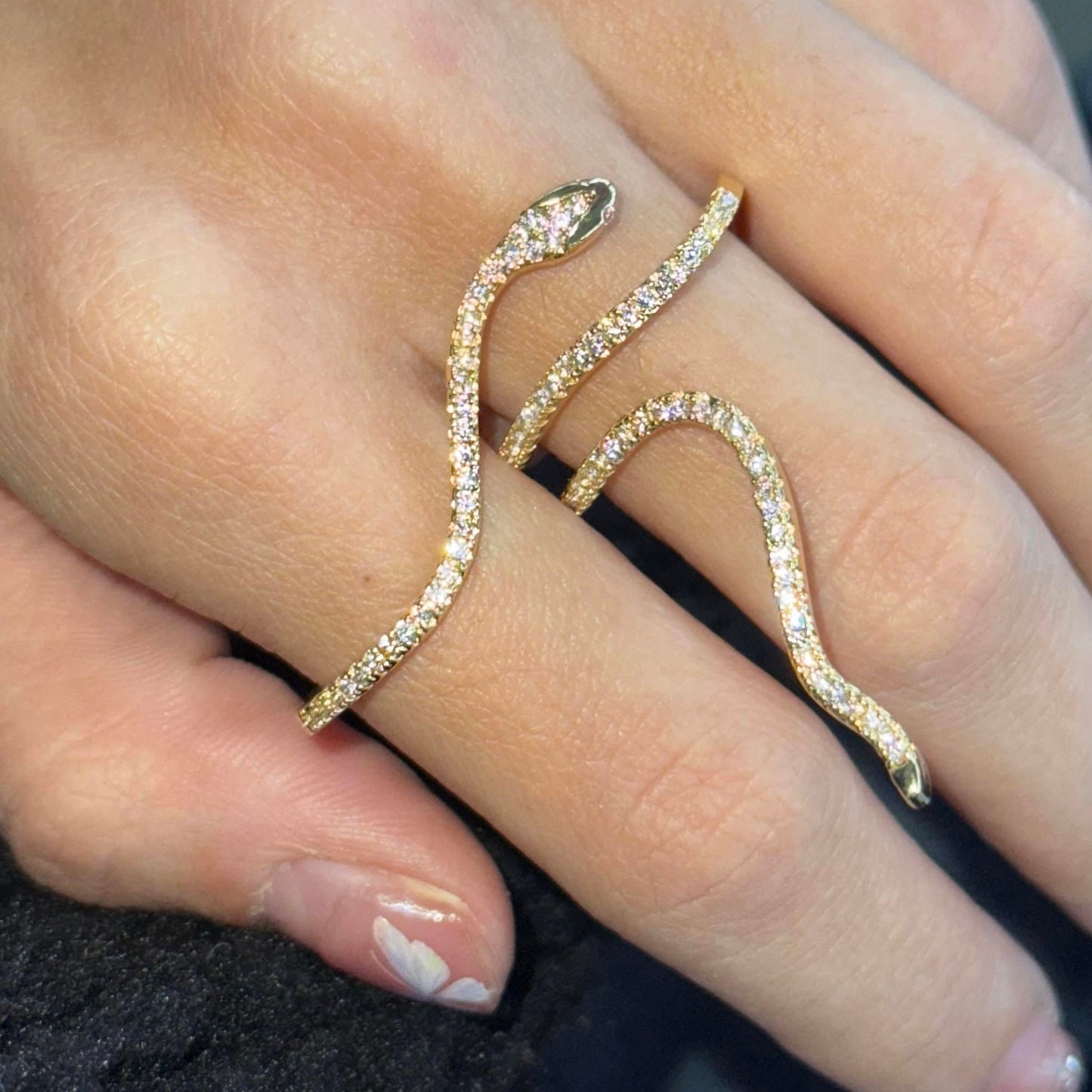 Diamond Serpenti Ring