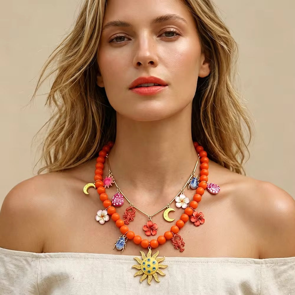 Sun & Beach Necklace set