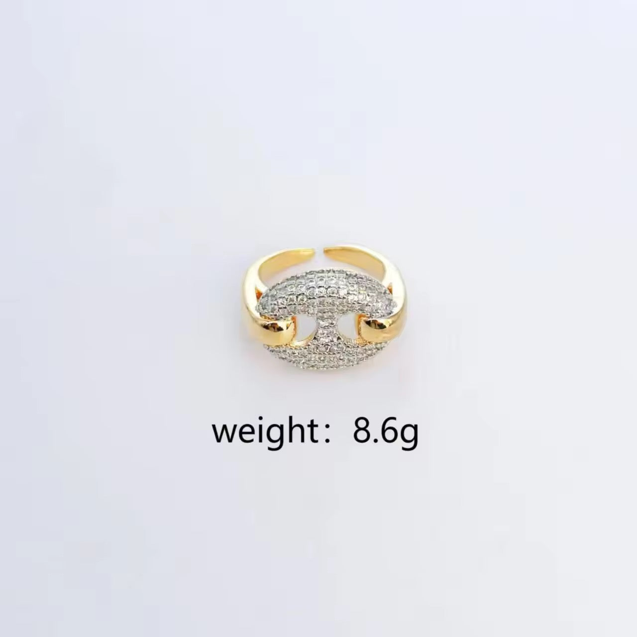 Cuban Diamond Ring