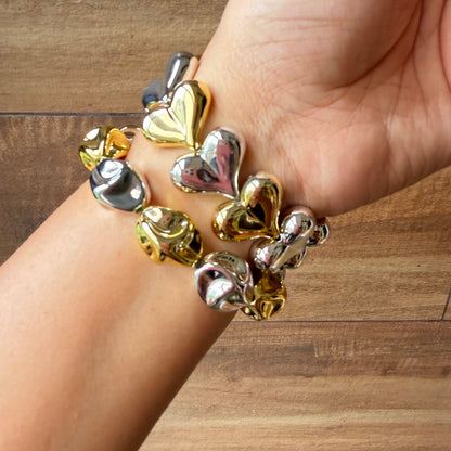 Two tone bracelets