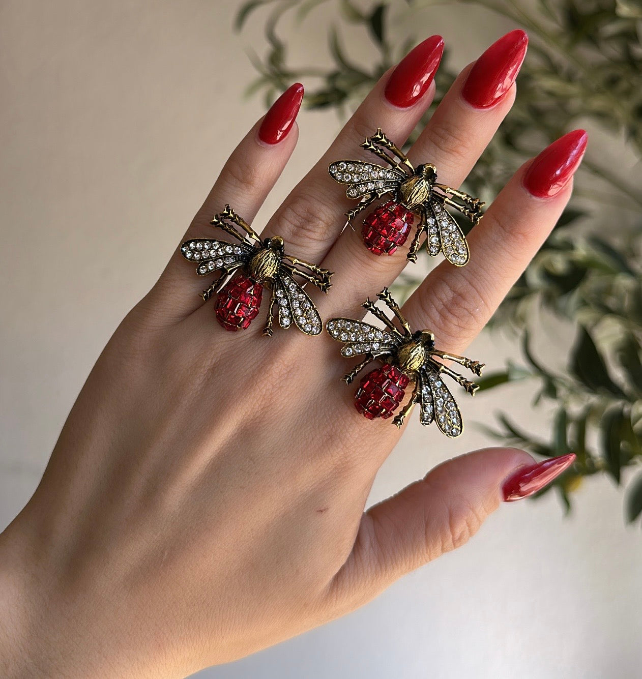 Red Bee Ring