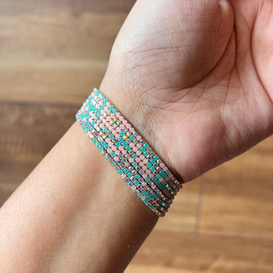 Baby Blue Shimmy Bracelets