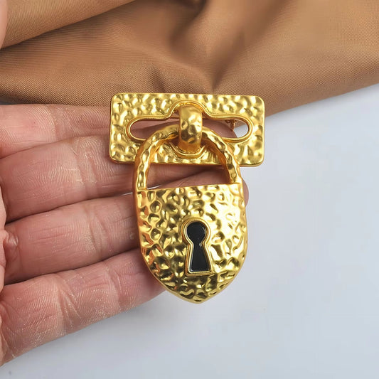 Lock Up Brooch