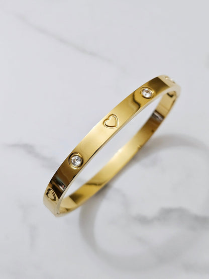Cart Heart Bracelet