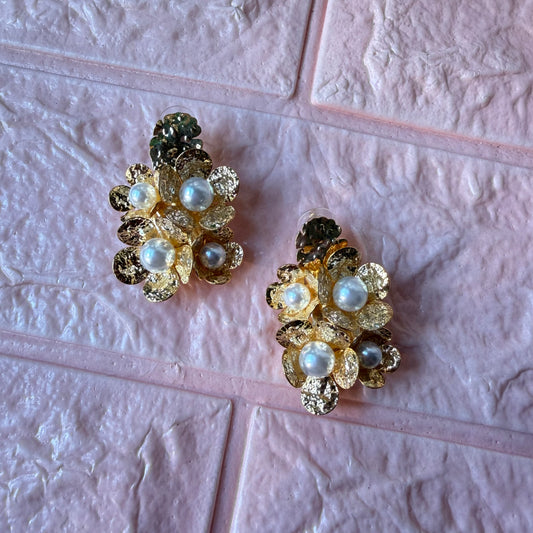 Pearl Floret Earrings