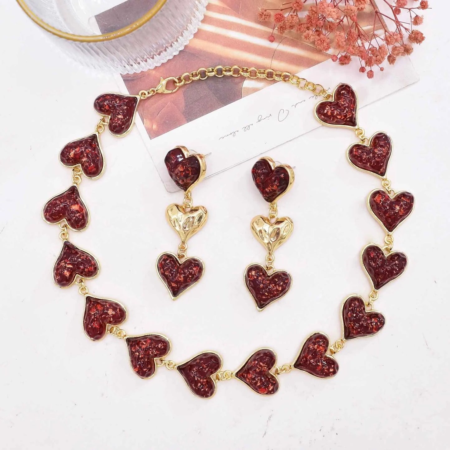 Shimmy Heart Earrings