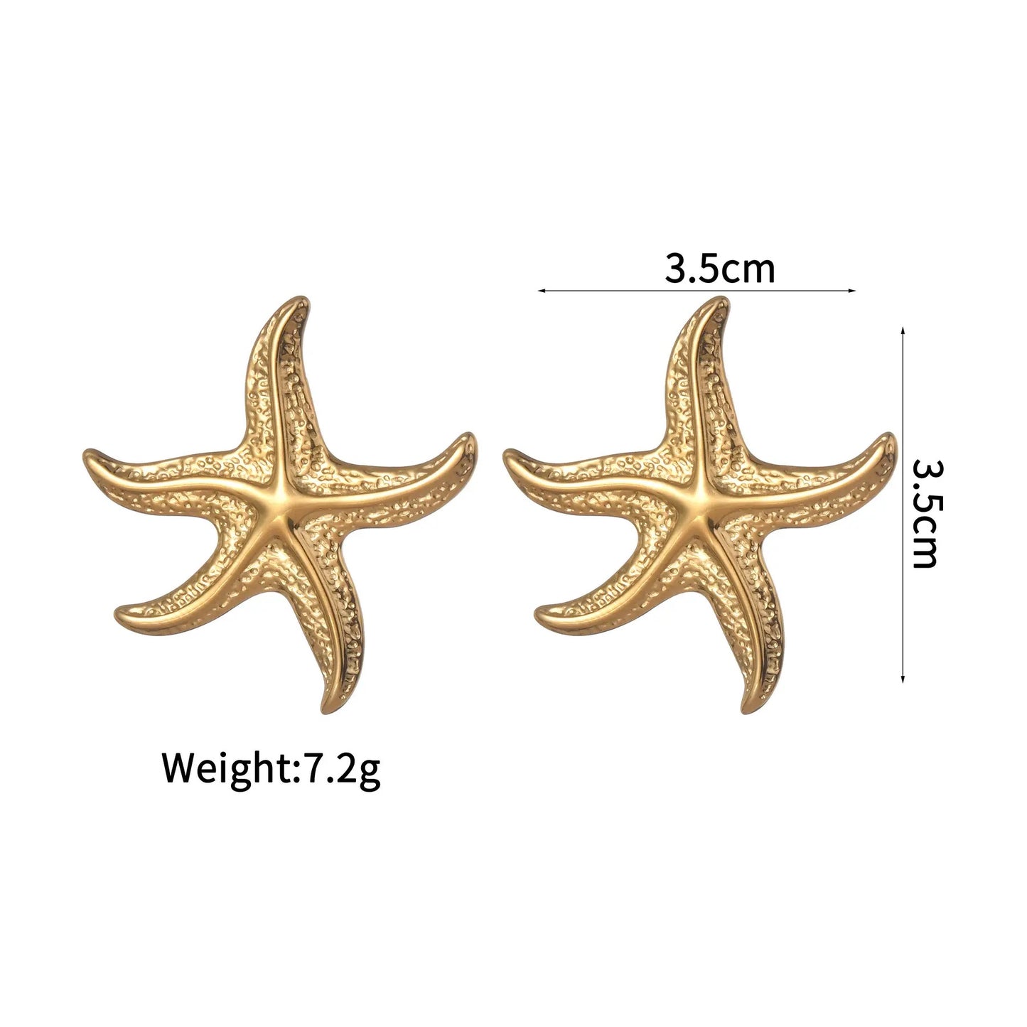 Star Fish Studs