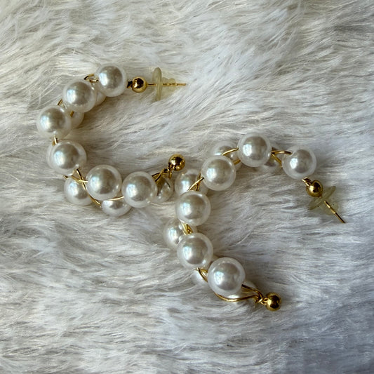 Pearl Hoops