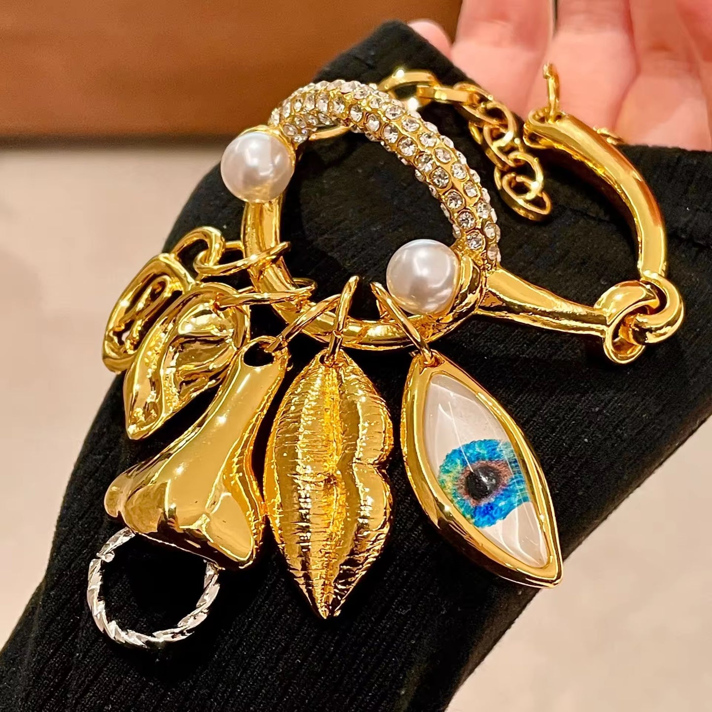 Cleo Charm Eye Bracelet