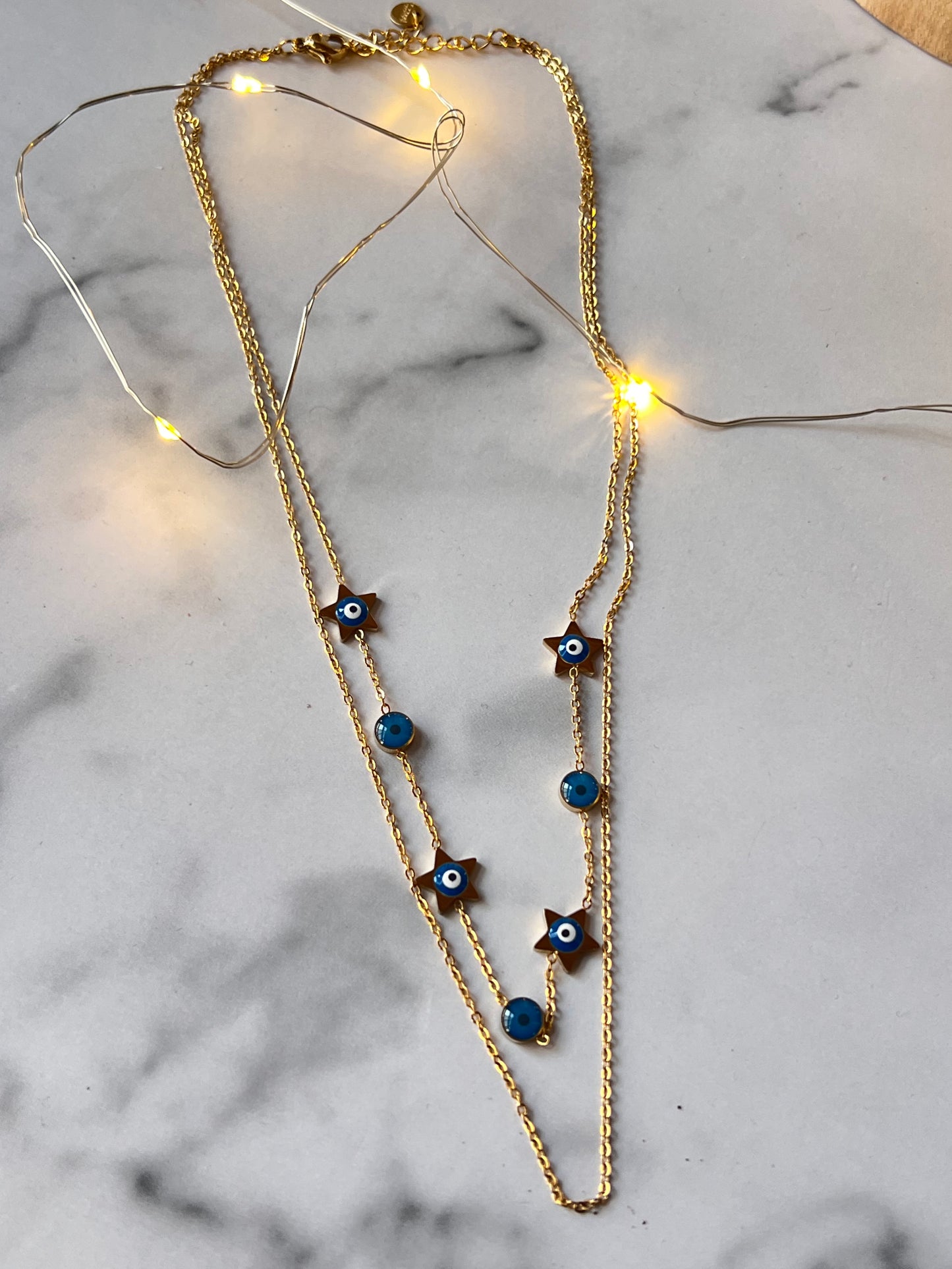 Star Evil Eye Necklace