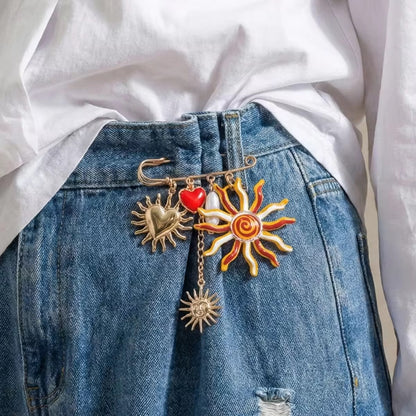 Sun kissed Summer Brooch