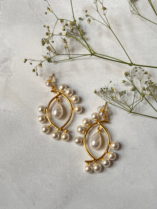 Pearl Lid earrings