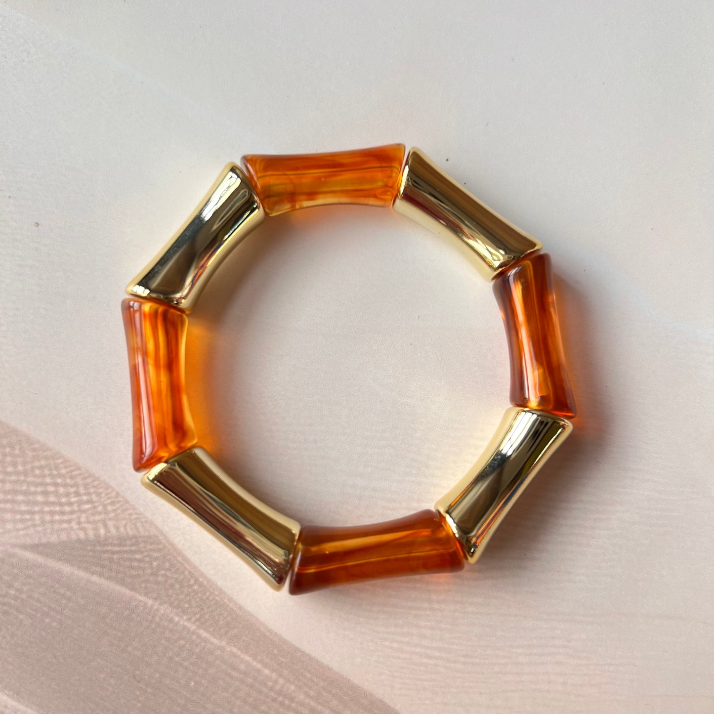 Bamboo Acrylic Bracelet
