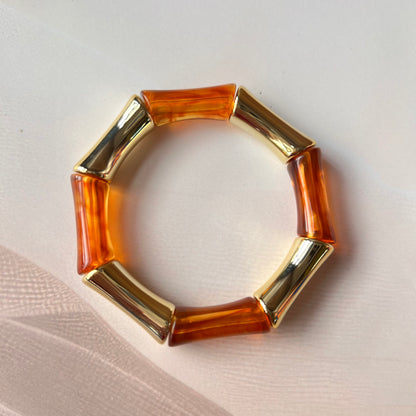 Bamboo Acrylic Bracelet