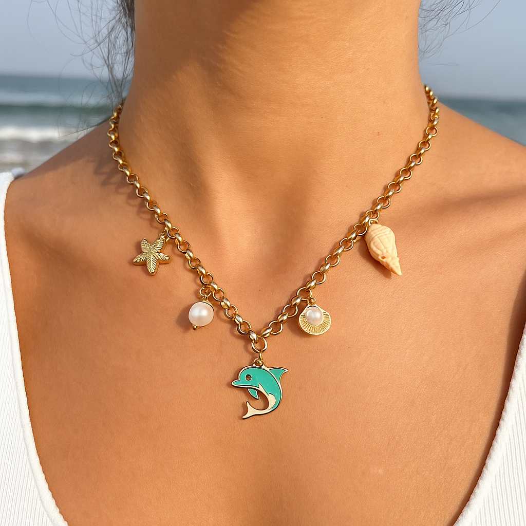 Dolphin Charm Necklace