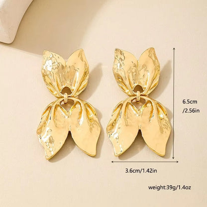Golden Fern Earrings