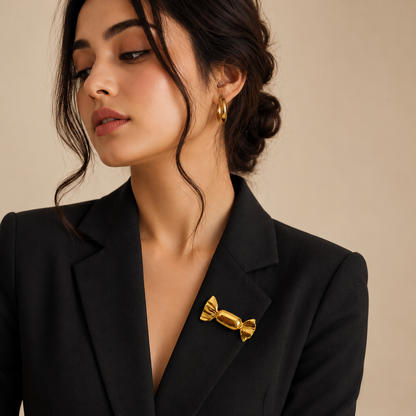 Toffee Brooch